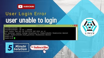 User Login Failed | User Unable to Login | Redhat Linux | RHEL8/Rocky Linux8/CentOS [SOLVED]