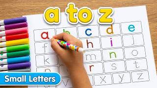Learn Lowercase Alphabet a to z | Reading & Writing for Kids | Small Letters