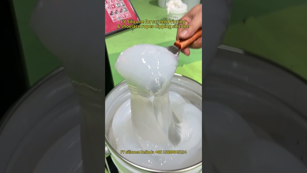 FY Silicone for screen Printing & shoelace ropes dipping silicone 