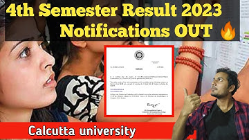 CU 4th Semester Result Notifications OUT 🔥 | 4th Semester result