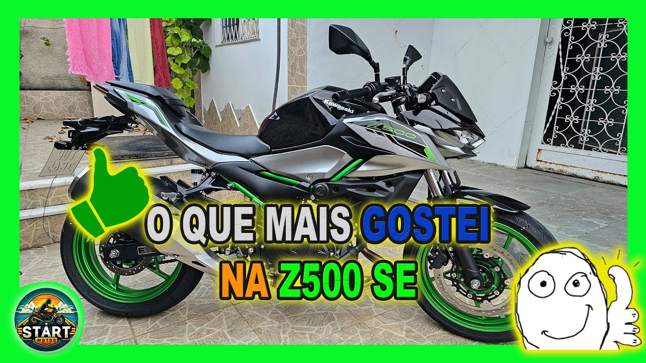 8 PONTOS POSITIVOS DA KAWASAKI Z500 SE