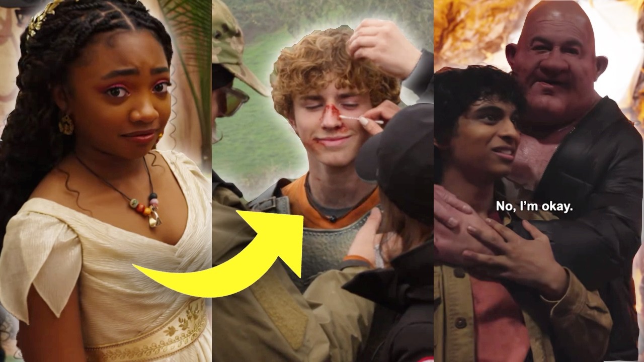 FUNNIEST Percy Jackson Season 2 BEHIND THE SCENES