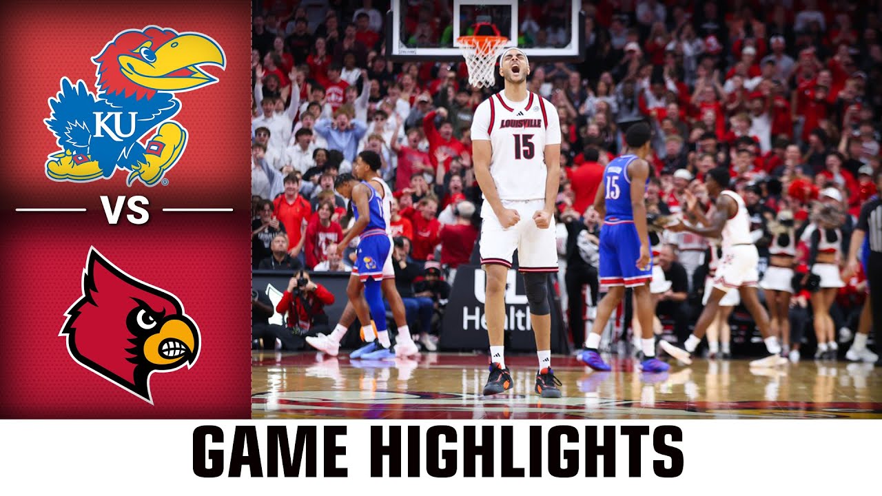 Kansas vs. Louisville Exhibition Game Highlights | 2025-26 ACC Men's Basketball