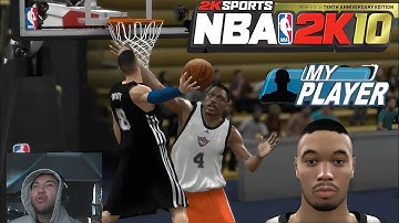 NBA 2K10 MyPlayer - Summer Circuit Game 2, First Webcam Video!  #gaming #2k
