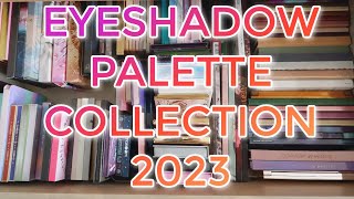 EYESHADOW PALETTE COLLECTION 2023 // All 300+ eyeshadow palettes I own (speed reviews & swatches)