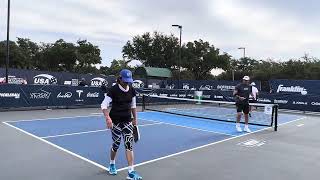 US OPEN PICKLEBALL 2023 JENNY MARCOS WITH MARK MILNER  MIXED DOUBLES SENIOR OPEN