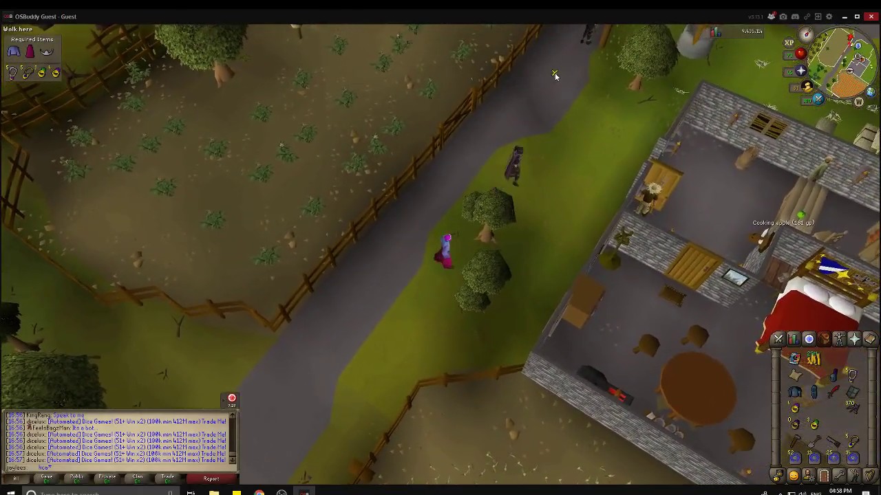 Clap on the top level of the mill north of east ardougne easy clue