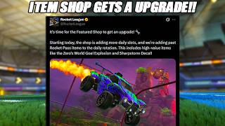 *NEW* Item Shop Gets A Upgrade With OLD ROCKET PASS ITEMS IN THE DAILY ROTATIONS!! - Rocket League