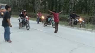 Laga Tiger Gedung vs vixion sengit!! (liaran500m)