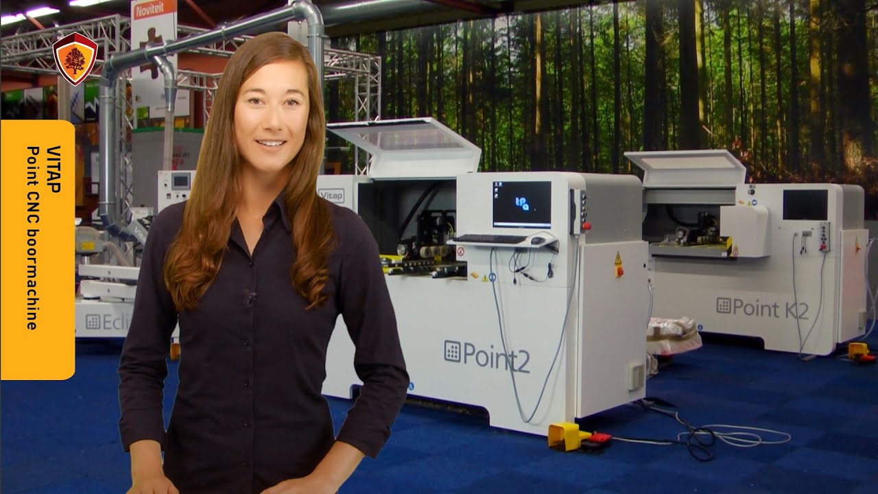 Vitap Point cnc gestuurde boormachine bij De Groot Bewerkingsmachines – Productvideo