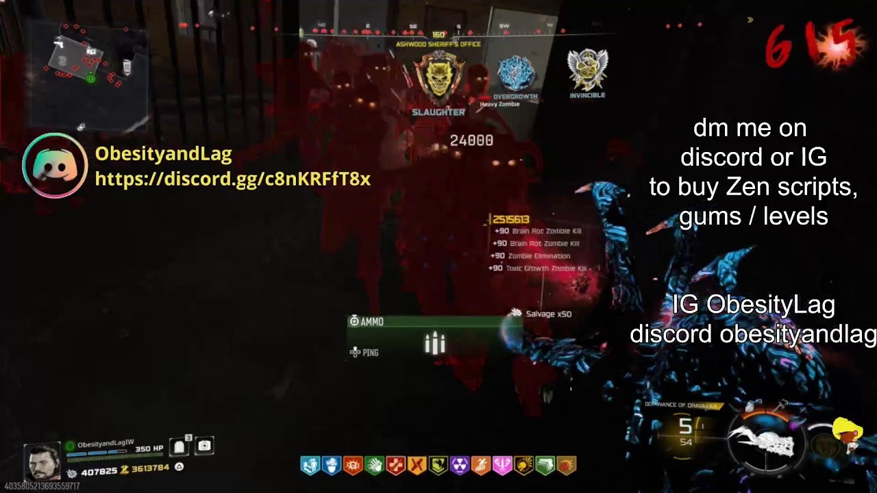 BO7 Zombies Fast XP and Gums