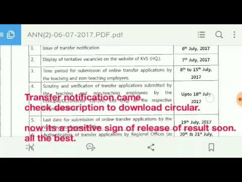 transfer notification out tgt pgt prt results soon in july youtube