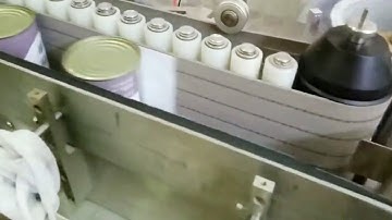 linear wet glue labeling machine metal cans paste labeller equipment | آلة لصق الغراء