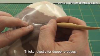 Prosthetic Sculpting Tutorial Video Part 3: skin textures