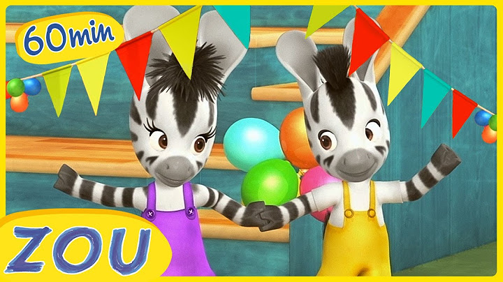 ZOU viert feest | Compilatie 1 Uur | ZOU in het Nederlands 🦓 | Kindertekeningen