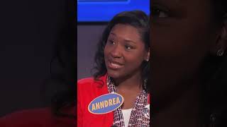 Anndrea’s voice made #steveharvey CRACK UP on #familyfeud! 😂😂😂