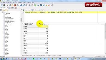 Tutorial MySQL - Fungsi SELECT SUM, COUNT, MIN, MAX, AVG + Coding di Database