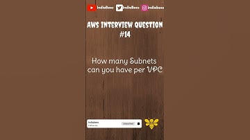 How many Subnets can you have per VPC? | indiabees | #shorts