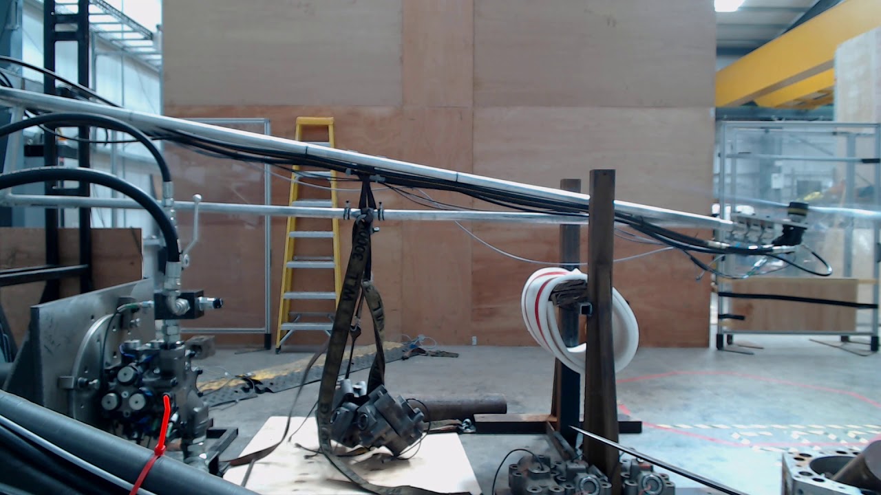 Flowcopter - Full scale single axis test rig lifting 85kg at prop ...