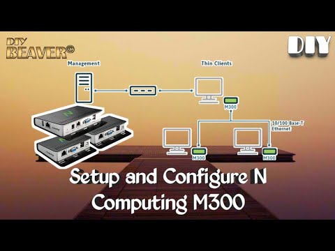 How to setup and configure N Computing M300 Device||Use a single PC for multiple access points