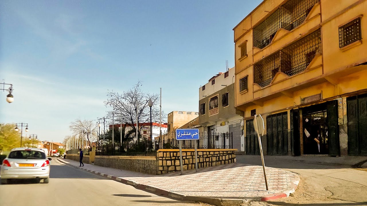 | Driving downtown El Djelfa HD|2022 مدينة الجلفة