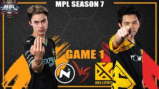 ANG TATALO SA BREN? | NXP vs BREN GAME 1 | MPL-PH Season 7