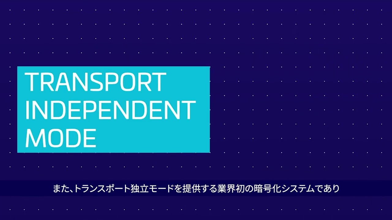 移動中データ | 高速暗号化