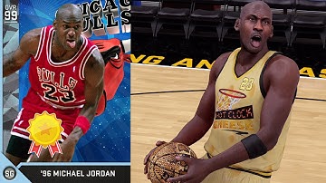 NBA 2K16 PS4 My Team - GOAT Debut 99 Diamond Jordan!