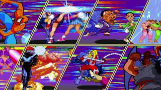 Marvel Super Heroes vs Street Fighter : All Hyper Combos
