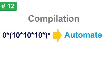 Compilation une expression réguliere To un automate exercice 12