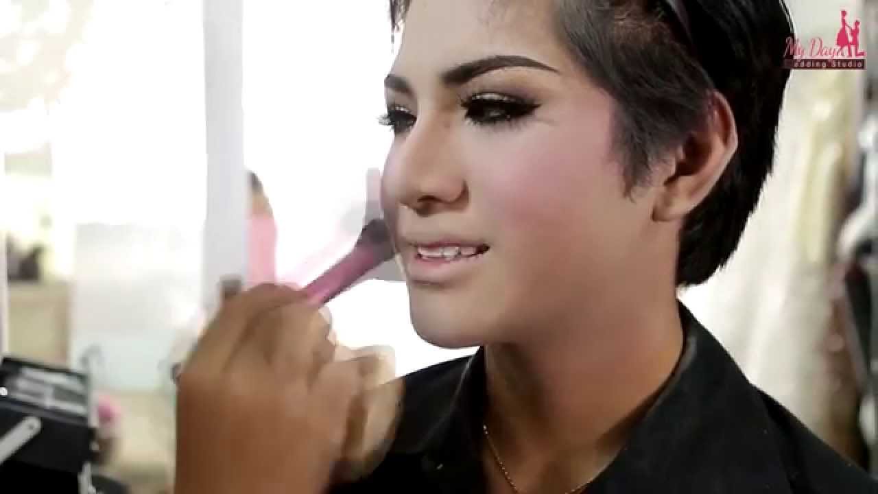 แต่งหน้า drag queen makeup transformation จากชายให้เป็นหญิง ในชุดกี่เพ้า โดยพี่เอ มายเดย์ (น้องก๊อต)
