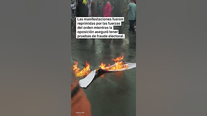 Venezuela: al menos dos muertos en las protestas contra la reelección de Maduro | El Espectador