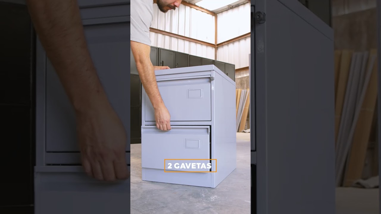 Archivero Vertical de 2 Gavetas  | Metálicos Ramírez 