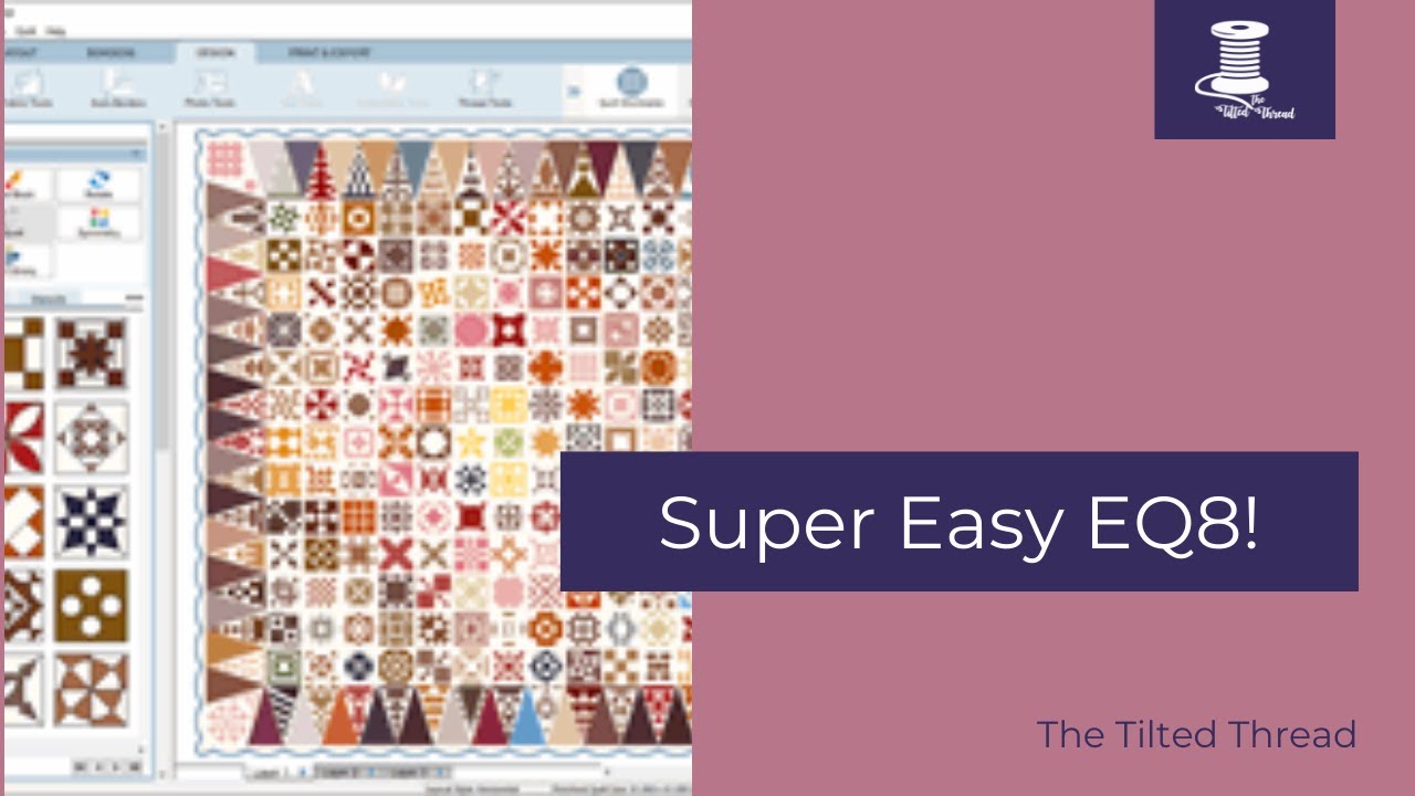 Step By Step Using The Dear Jane Add On For Electric Quilt 8 Software Easy Even For New Users