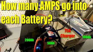 Testing to see the comparison between charging amperage and battery size.  This is so interesting! by Off Grid Basement 1,235 views 3 months ago 6 minutes, 25 seconds