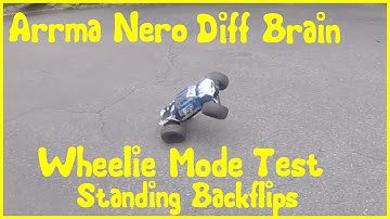 Arrma Nero Diff Brain Wheelie Mode and Backflips