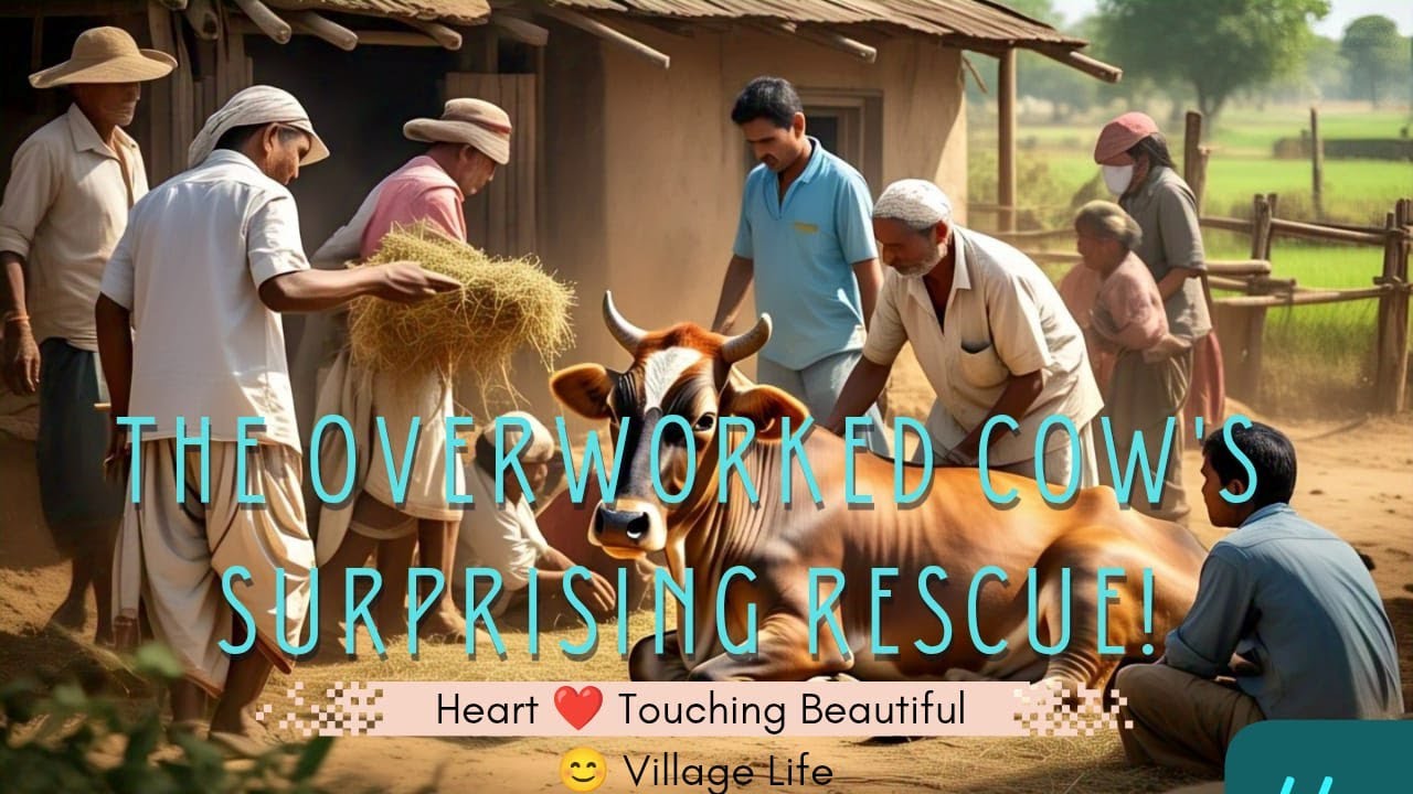 The OVERWORKED Cow's Surprising Rescue/Heart touching Beautiful village story/Beautiful Village life