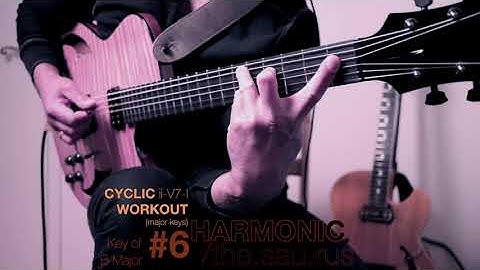 HARMONIC /the-sau-rus #6 (Cyclic ii-V7-I Workout in major keys)