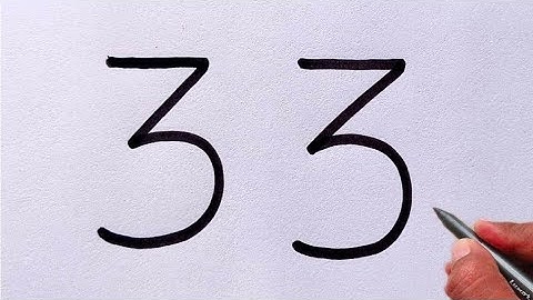 How to draw monkey drawing from number 3 | Number Drawing | 