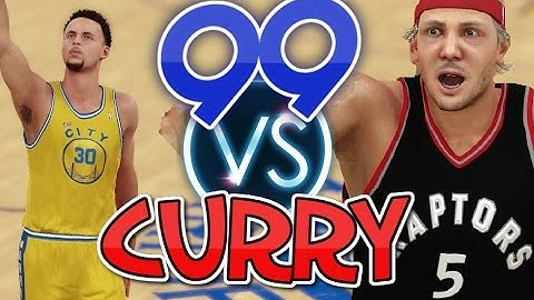 CAN STEPH CURRY WIN A THREE POINT CONTEST VS A 99 OVERALL PLAYER? NBA 2K17