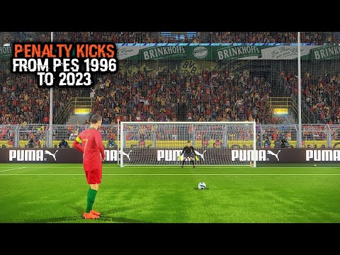PENALTY KICKS FROM PES 1996 TO 2023