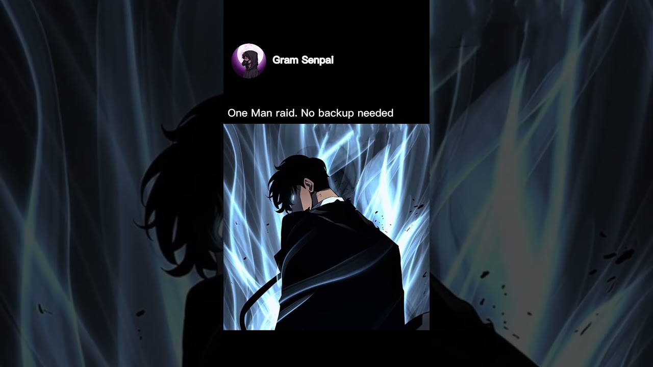 Solo Leveling|One Man raid|Anime 