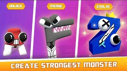 The hardest level 41 vs 44 | Merge Alphabet Lore Run | Gameplay Battle #alphabetlore