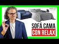 😮 SOFA CAMA moderno con RELAX y CABECEROS abatibles de NATUZZI MERAVIGLIA B995