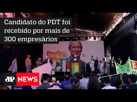 Na Fiesp, Ciro Gomes defende teto salarial para servidores e diz que Congresso é ‘caso de polícia’