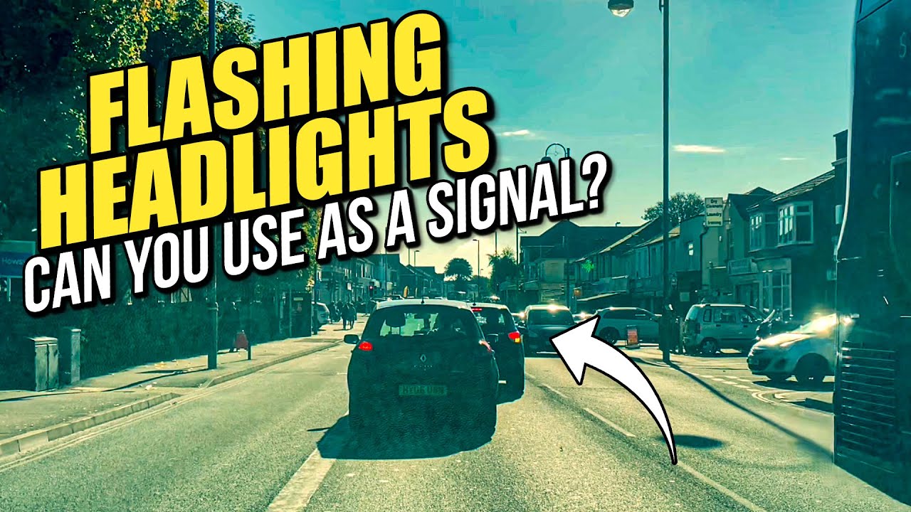 Can You Use Flash Headlights As A Signal? YouTube