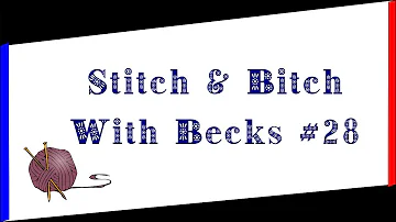 Stitch & Bitch With Becks #28 Making A Knitted Cushion Using Aldi Pom Pom Yarn
