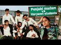 Punjabi madam vs haryanvi students vine lovish arnaicha