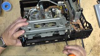 Panasonic VHS HiFi with distorted sound troubleshoot and repair