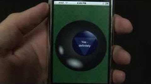 Magic8Ball App Review for iPhone and iPod Touch